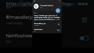 Top 20 #1 Telegram Bot // trucaller mobile no. check bot. #telegrambot #tech