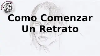 Cómo Dibujar Un Retrato a Lápiz: Cómo Comenzar a Dibujar un Retrato: How to draw portrait 1.