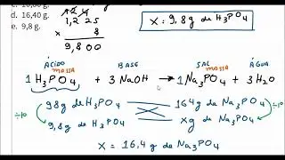 Estequiometria com rendimento + Montando uma equação química balanceada