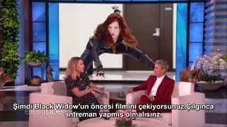 Scarlett Johansson Evlenme Teklifinden ve Black Widow'un Çıkış Tarihinden Bahsediyor[TR Altyazılı]