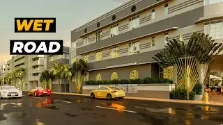 How to make a wet Road in 3ds max using corona render