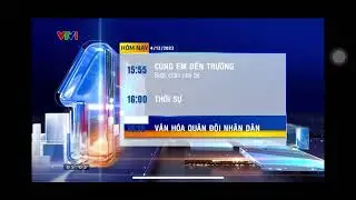 VTV1 ident 2022 - GTCT Hôm Nay (5h, 04/12/2022)