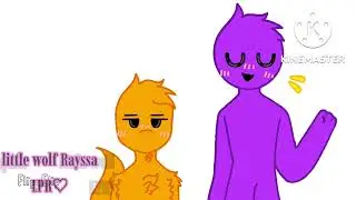 Mushroom meme{{animation Rainbow friends Roblox}}dancing Orange 🧡(purple💜){blue💙👑}Green???💚 O^O?