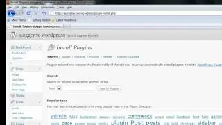 Blogger To WordPress Redirection plugin