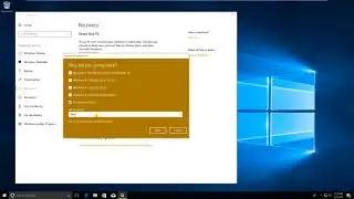 Downgrade Windows 10 and Rollback to Windows 8