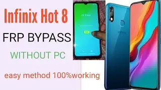 Infinix hot 8 Frp Bypass||infinix hot 8 Frp unlock without pc||Habib Mobile