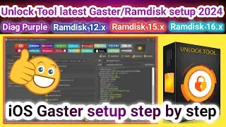 Unlock Tool Latest Gasters Setup Aug 2024 | How to place unlock tool ramdisk files | Tech City