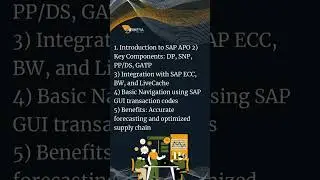 SAP APO Tutorial For Beginners #Ambikeya