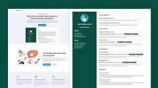 Resume/CV Builder JavaScript Project | HTML, CSS & Vanilla JavaScript | Resume Design