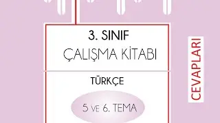 3. Sınıf Türkçe çalışma kitabı 5 ve 6. tema cevapları