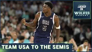 Team USA blows out Team Brazil, Timberwolves' Anthony Edwards leads bench scoring again