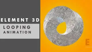 Element 3D looping Animation || After effects || vfxboy