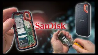 SanDisk  Extreme Portable SSD TEARDOWN (Shucking)!