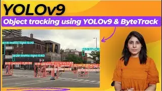 Object tracking using YOLOv9 and ByteTrack | Ultralytics