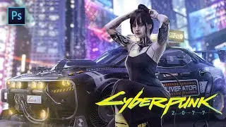 Cyberpunk 2077 | SPEED-ART | Photoshop