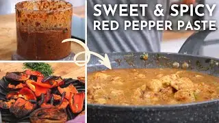 Sweet & Spicy Red Pepper Paste // Low Carb Coconut Curry Sauce Recipe