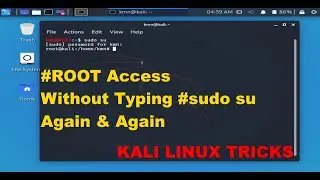 ROOT Access without typing "sudo su" again & again