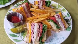 DELICIOUS CLUB SANDWICH! ❤ EASY STEP BY STEP!