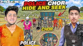 Police Chor Hide & Seek In Free Fire 🤣😂 Funny Hide And Seek Challenge- Garena Free Fire