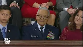 WATCH: Trump recognizes Tuskegee airman and his great-grandson | 2020 State of the Union