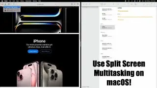 How to Use Split Screen Multitasking on macOS