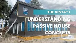 Understanding Passive House Design Concepts of a Nearly Completed Vesta™ Kit House