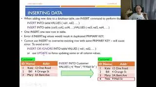 Python Programming -Database Essentials and SQL T03 - Insert, Update, Delete (Part 1/3)