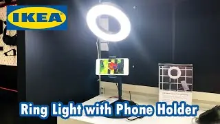 IKEA LÅNESPELARE Ring Light with Phone Holder