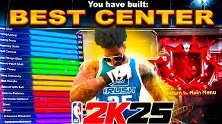 BEST CENTER BUILD 2K25*GAME BREAKING BIG NBA 2K25* THE BEST BUILD IN 2K25 WITH CONTACT DUNK UNLOCKED