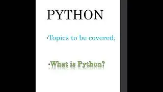 What is Python - Part 1 - #python