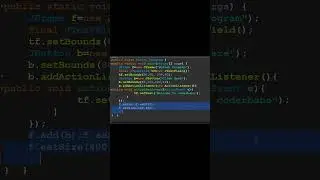 Create Button in Java using Swing Application #python #java #video