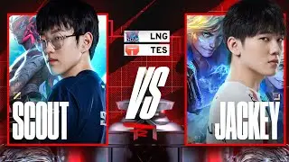 JACKEYLOVE VS SCOUT TO MAKE THE WINNERS FINALS - LPL SUMMER PLAYOFFS 2024 - LNG VS TES - CAEDREL