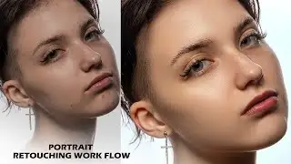 portrait photography retouching work flow