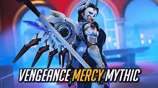 *NEW* MYTHIC VENGEANCE MERCY IS THE BEST MERCY SKIN! 💀💙 - Overwatch 2