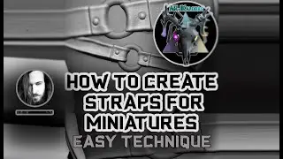 How to create straps for miniatures?