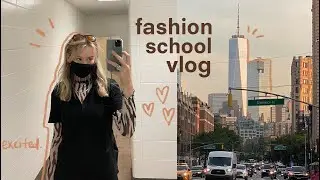 first day of fashion school in nyc (vlog) 2021