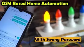 GSM based Home Automation using Arduino, Sim900A GSM module, with sms security
