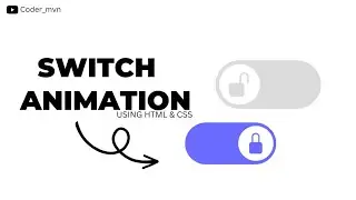 Create Toggle Button Animation in HTML CSS & JavaScript