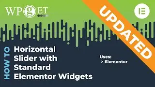 Horizontal mouse scroll with Standard Elementor Widgets   UPDATED