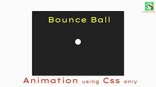 Bouncing Ball Animation using CSS only | CSS Animation | CodeSmoker |