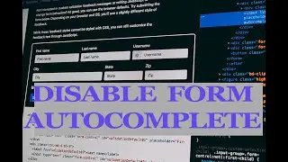 HTML Autocomplete Attribute Explained