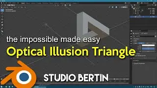 How to create the impossible triangle - BLENDER TUTORIAL