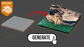 New Blender Addon For Creating landscapes | Quick Landscape