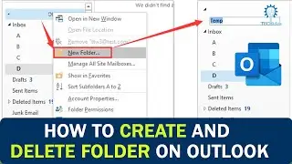 How to create and delete folder in outlook 2024 [New Method]