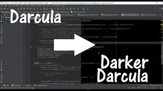 Customize Darcula Theme - Android Studio