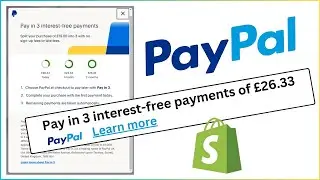 Pay in 3 interest-free payments Popup in Shopify Store | installements