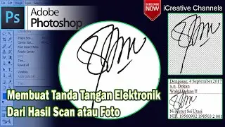 Cara Membuat Tanda Tangan Digital Dari Hasil Scan atau Foto di Photoshop - Tutorial Photoshop