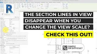 Revit tutorial: Sections disappeared when you change scale