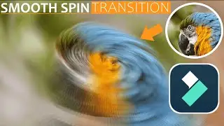 How to Create SMOOTH SPIN TRANSITION in Filmora. | Filmora Tutorial.