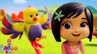 Chidiya Rani Badi Sayani, چڑیا رانی بڑی سیانی, Urdu Rhymes by Ladoo Kids